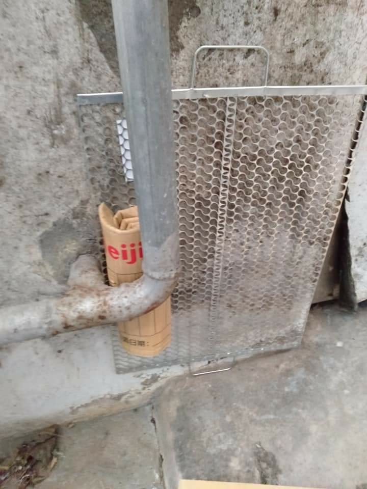 鼠害入侵點封補作業