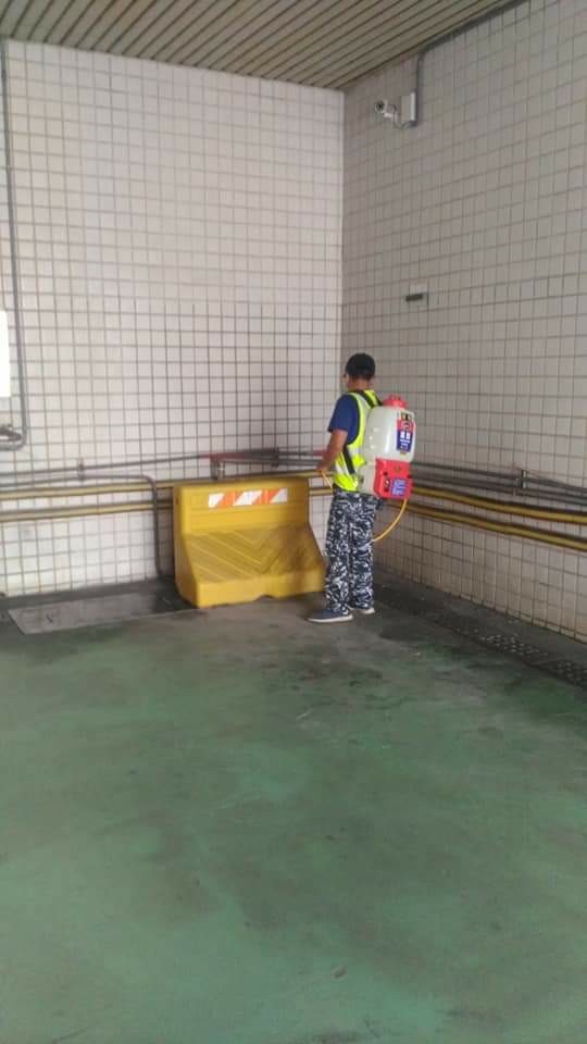 地下室停車場病媒蚊防治消毒工作