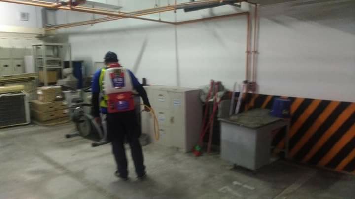 地下室停車場病媒蚊防治消毒工作