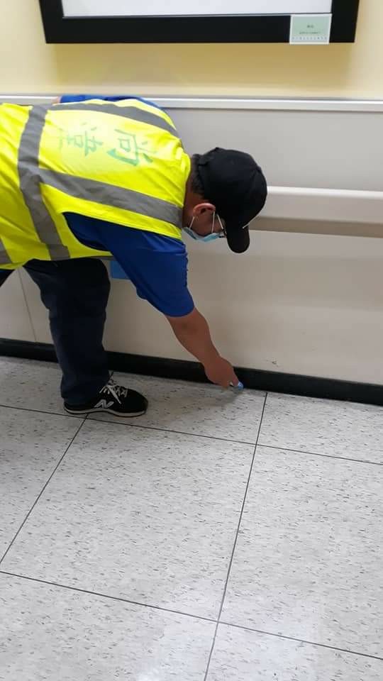 蟑螂餌膠施打作業