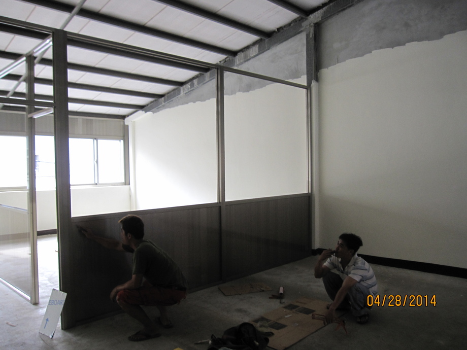 室內鋁隔間施工