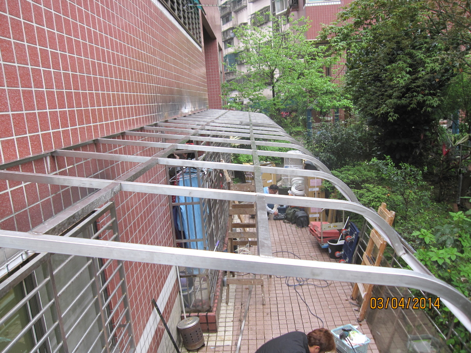 遮雨棚施工