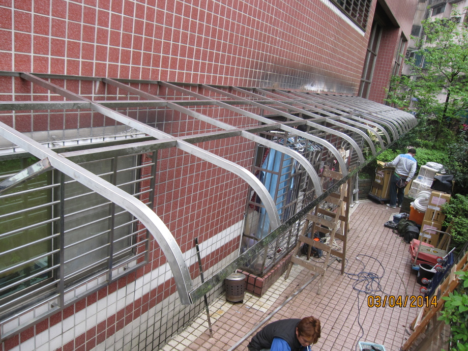 遮雨棚施工