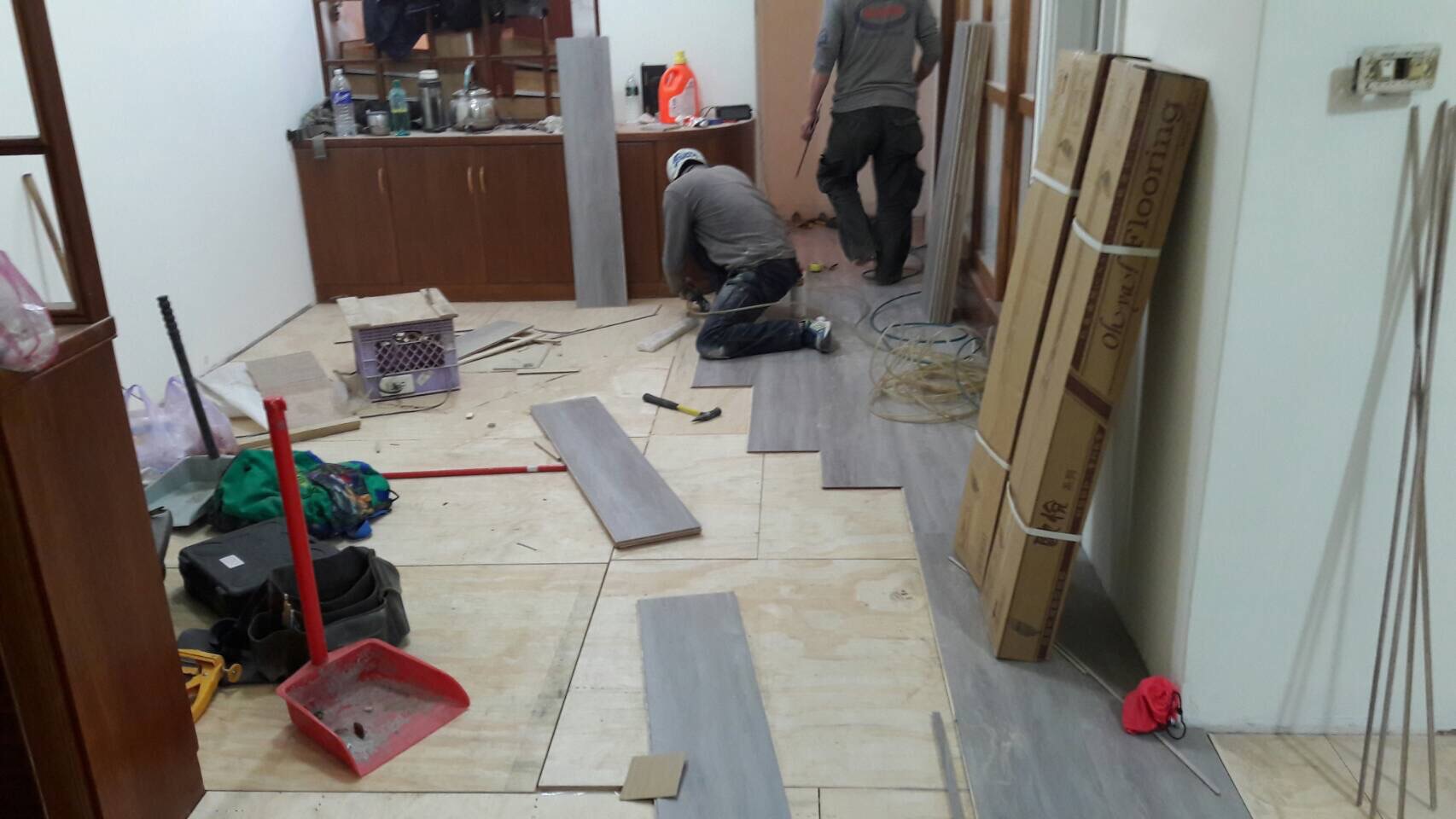 防潮木地板更新