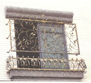 鍛造陽台樣式-11