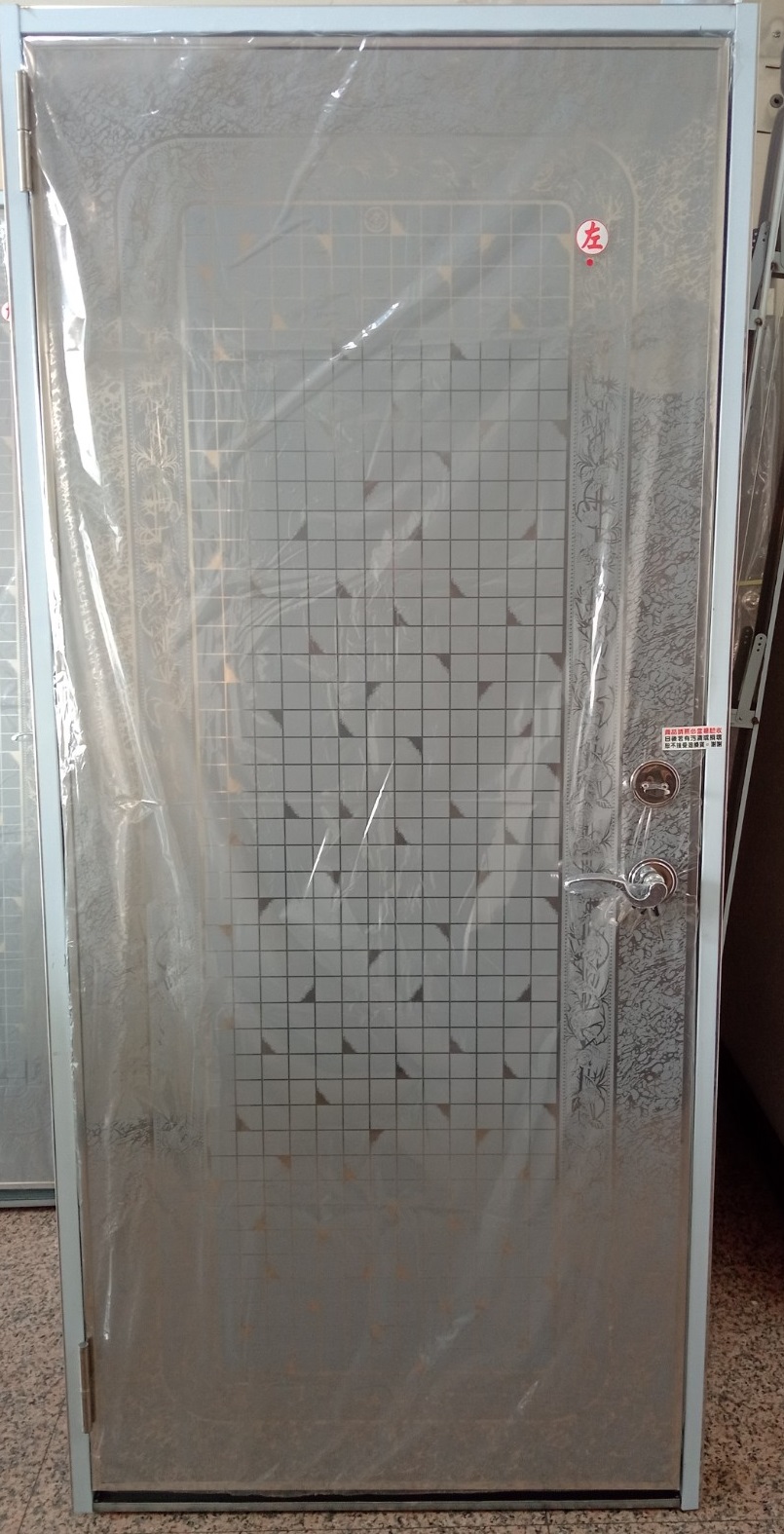 白鐵門附固展紗-內門