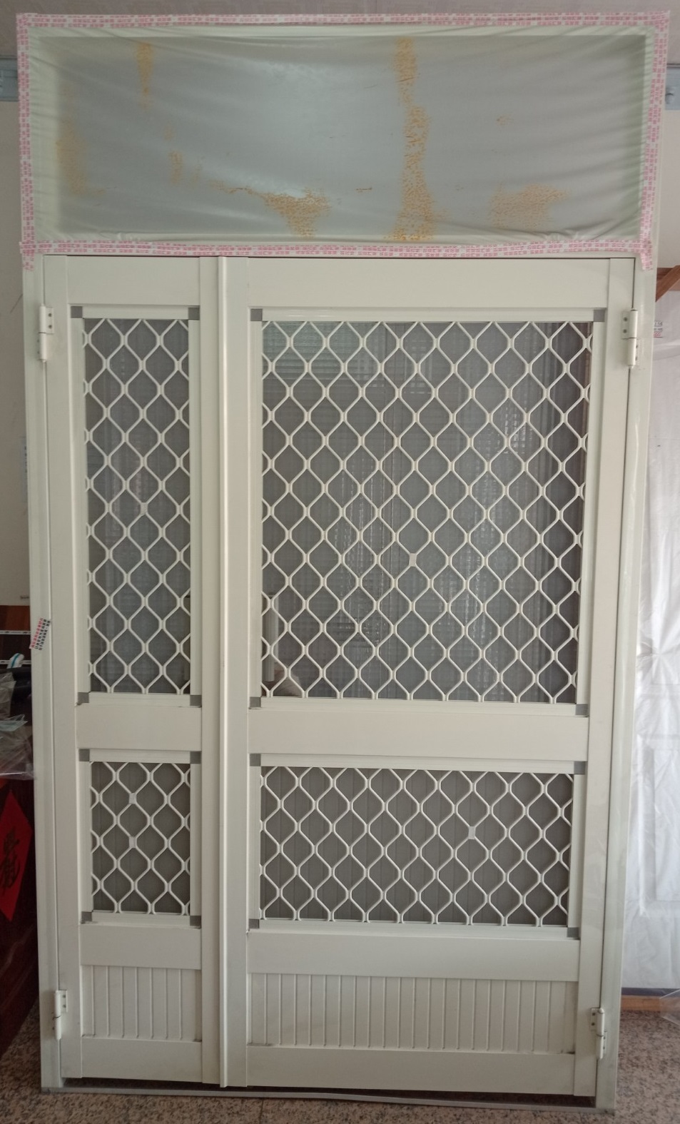 開天子母鋁門組-外門