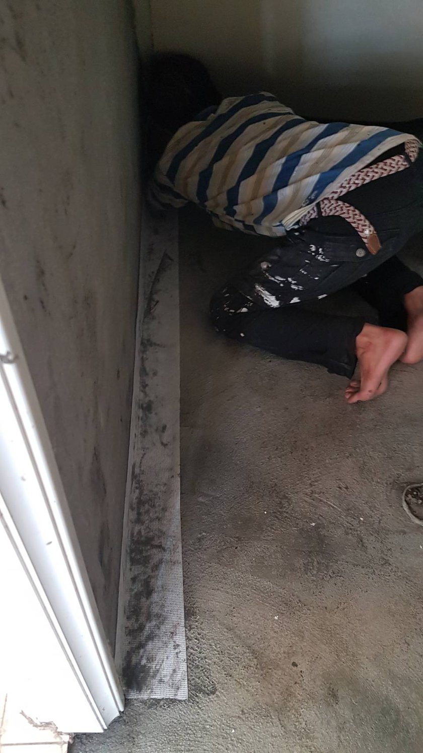 台南民權路浴室施作樹脂彈性水泥