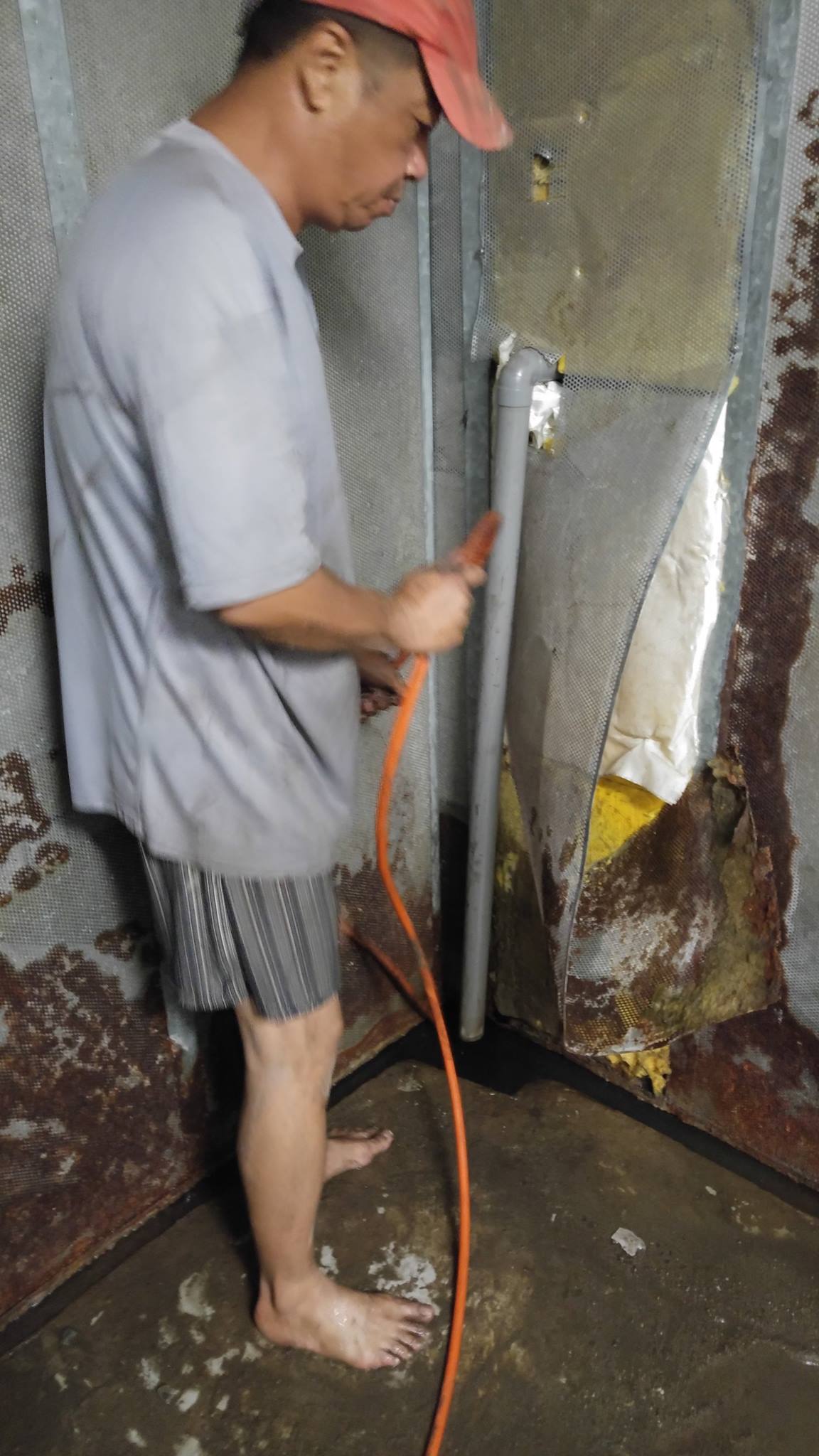 高雄大東捷運站施做超高壓水刀通管