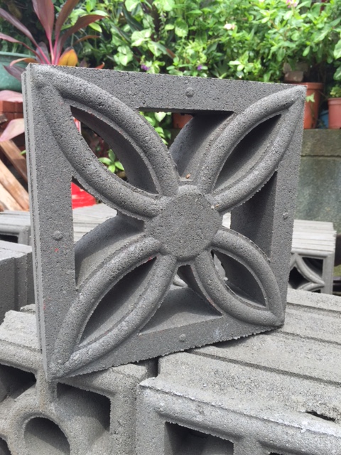 花開富貴花格磚