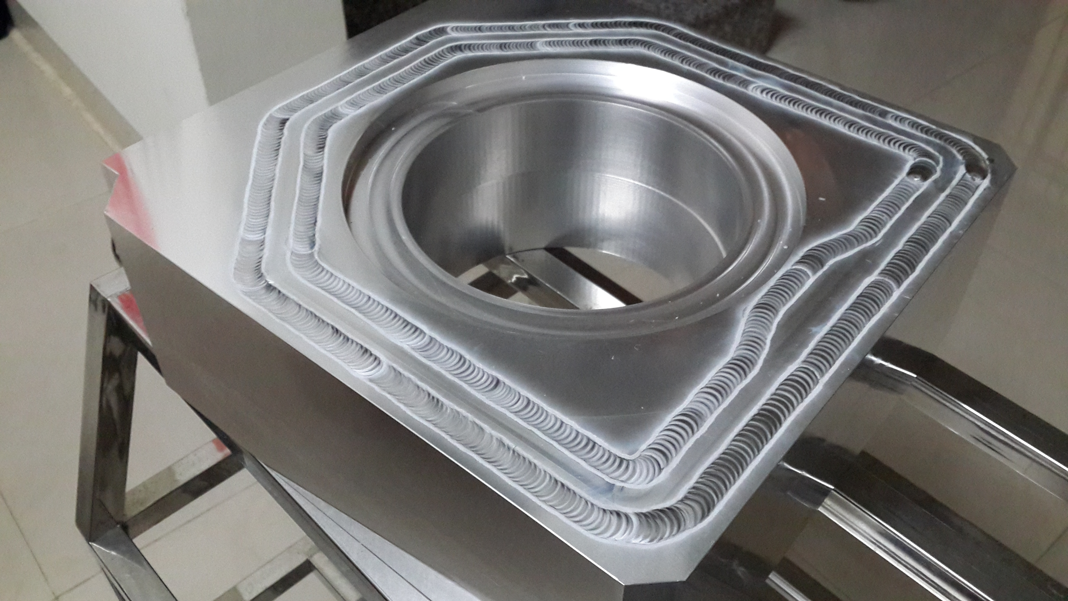 鋁合金冷卻水路腔體銲接