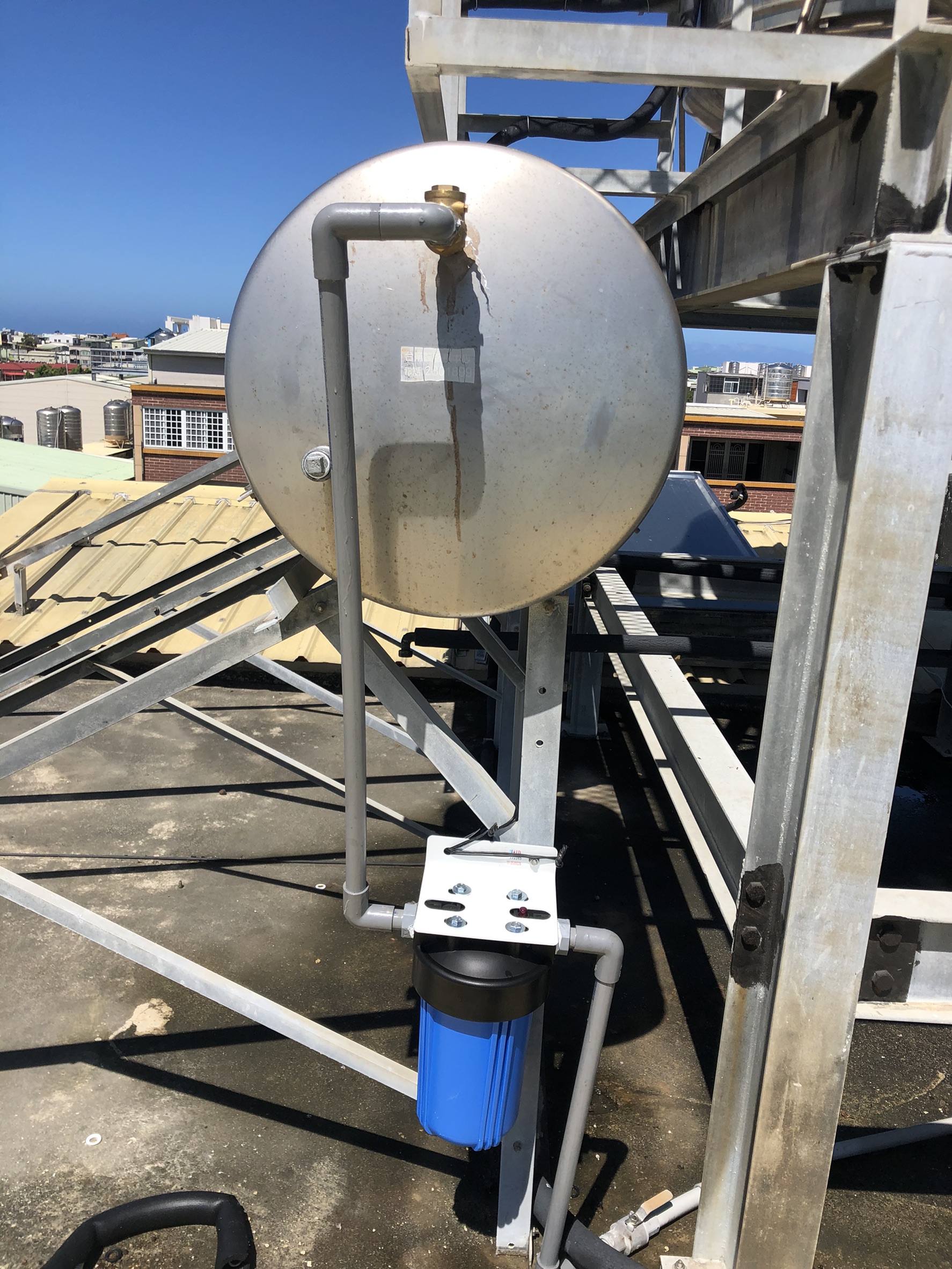 安裝太陽能熱水器