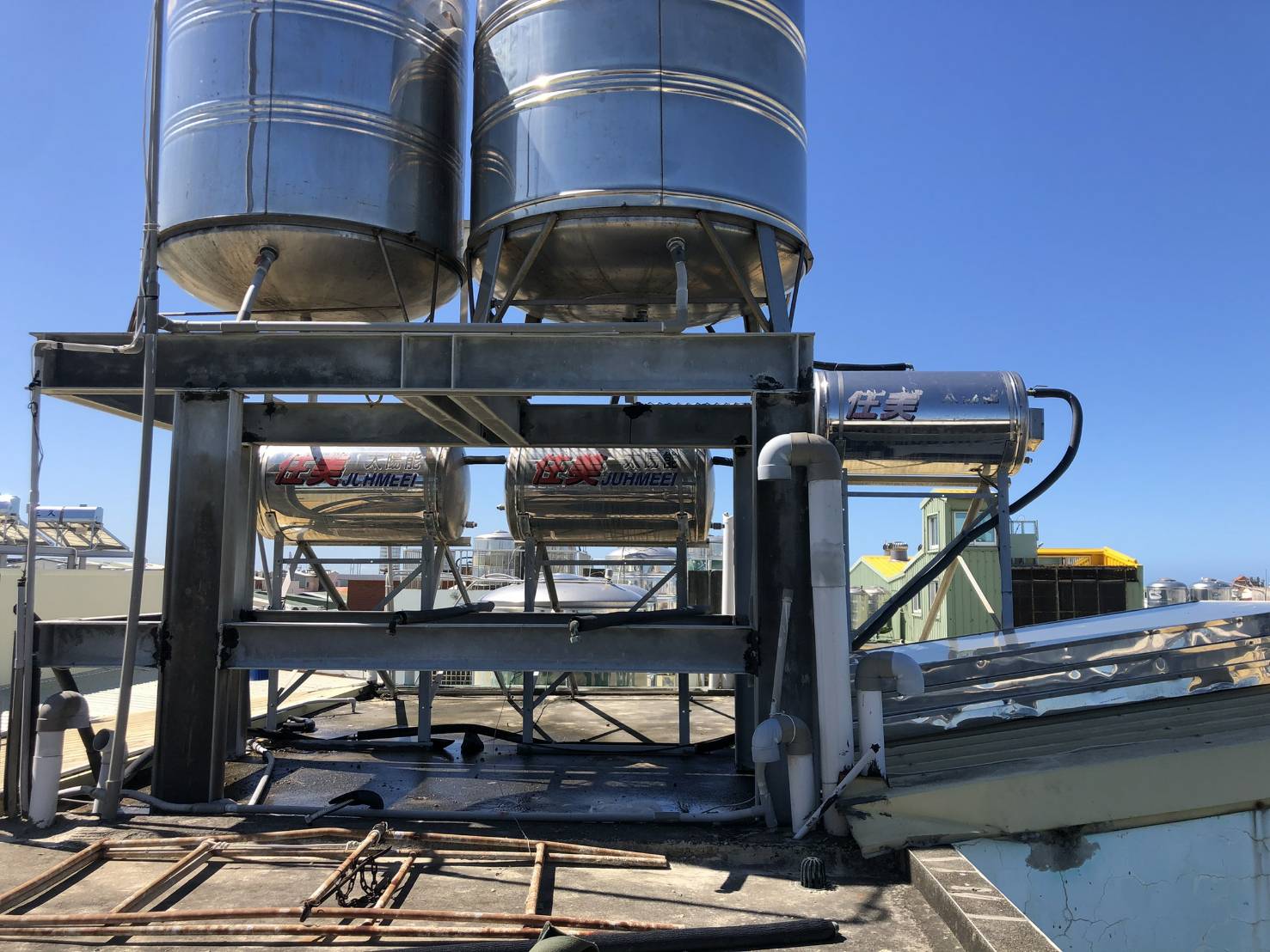 太陽能熱水器安裝