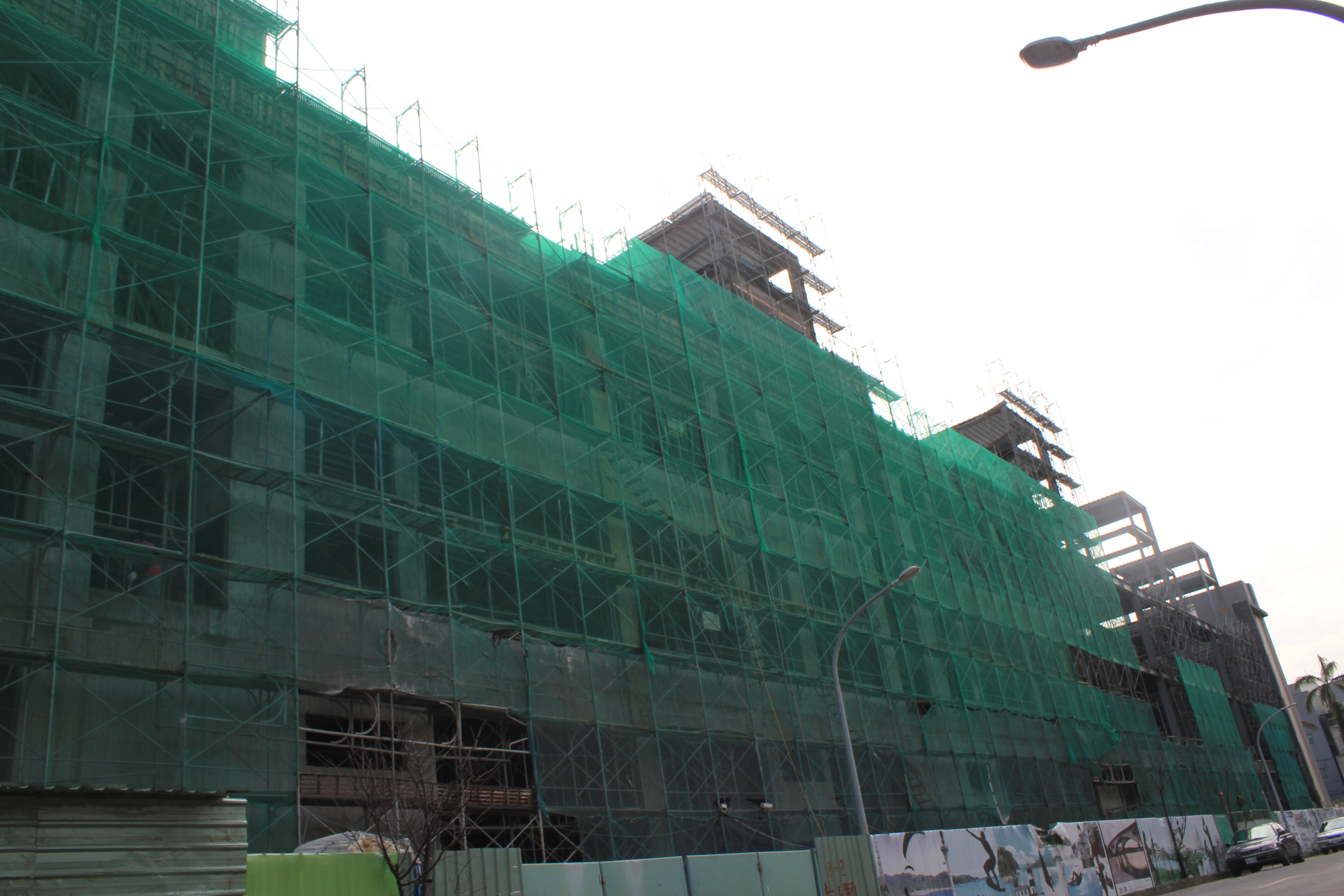 建築工地鷹架施工