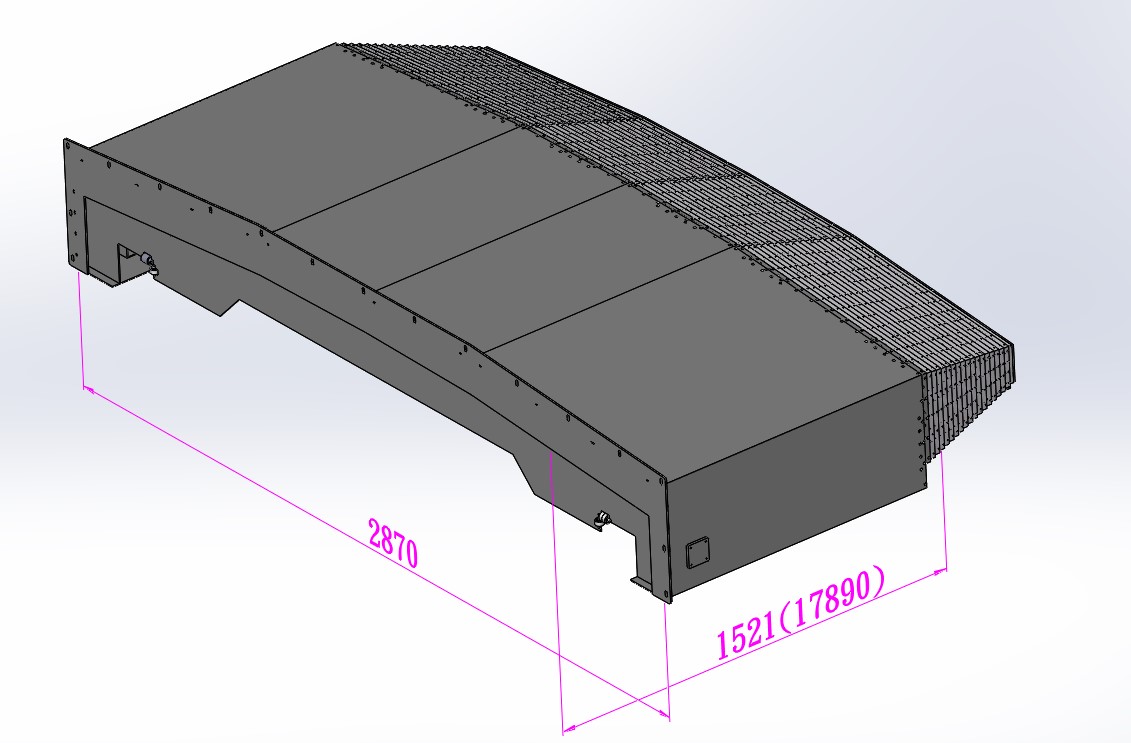 大型龍門伸縮護罩L2850、W1480、H1930