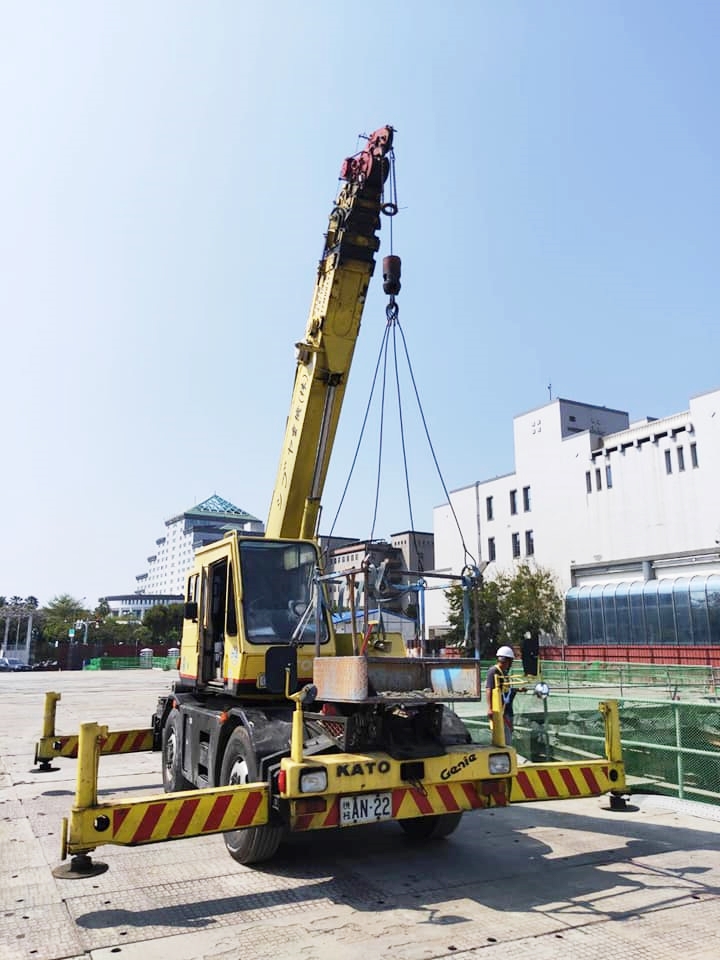 阿咪吊車-10噸螃蟹清地下室廢土