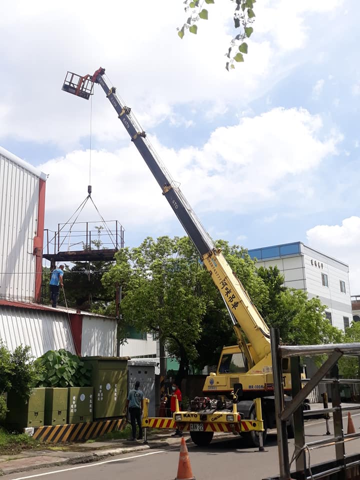 阿咪吊車-永康拆鐵架