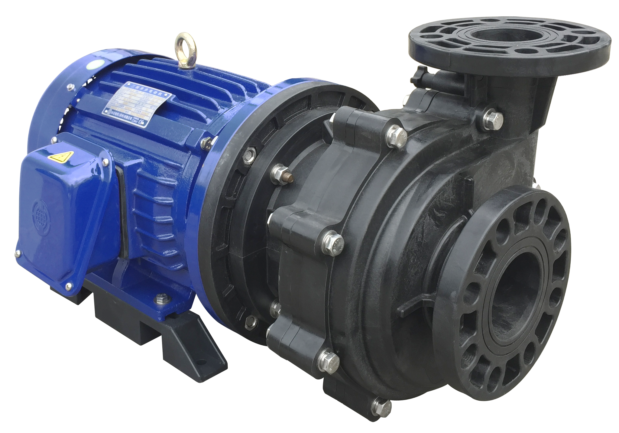 非自吸式PP材質耐酸鹼塑料泵-NAS系列