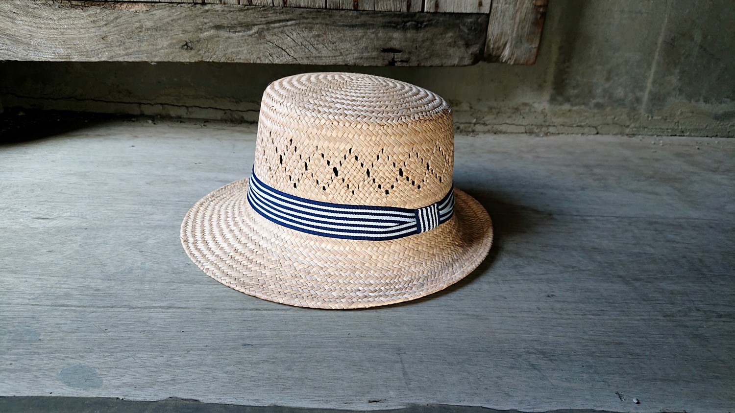 平頂經典紳士帽-素咖