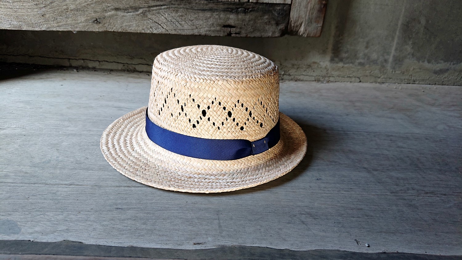 平頂經典紳士帽-素咖