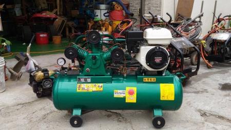 全新U-MO本田HONDA5.5HP引擎式空壓機2HP3汽缸(不需電源隨時可用)簡單/方便-------