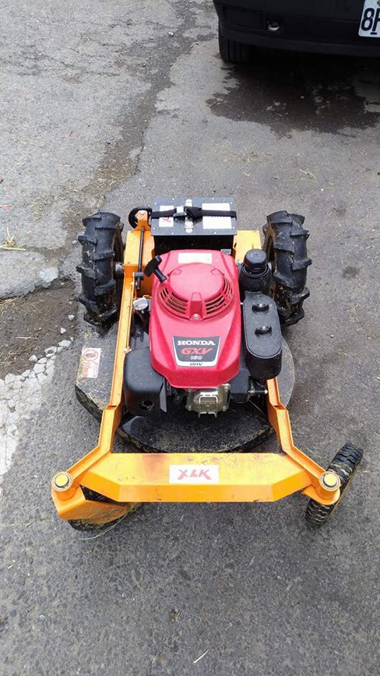 全新進口本田(HONDA引擎)5.5HP遙控割草機適合果園/學校/雜草(四行程引擎/含遙控器)---免運費(台南門市)