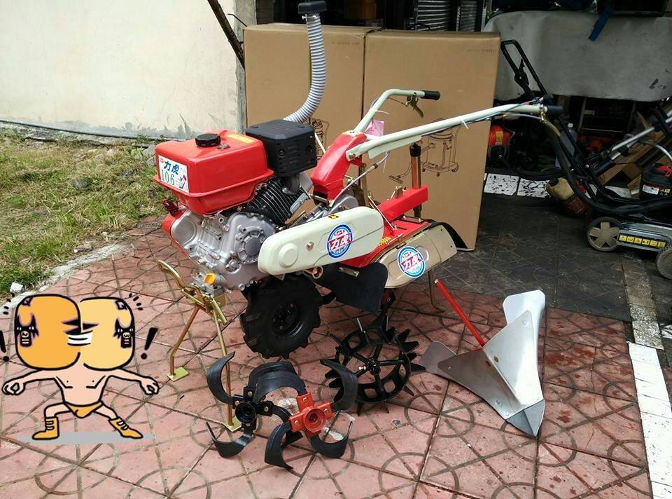 全新U-MO三菱10HP引擎蔬菜中耕機,開溝/培土/犁耕/碎土/菜園/---*(南部地區現場教學)