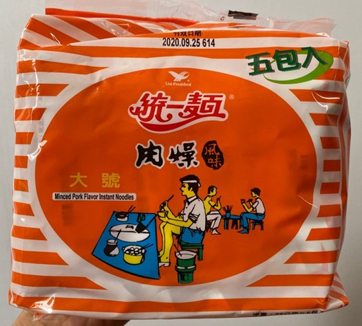 統一肉燥麵(大號)五合一袋