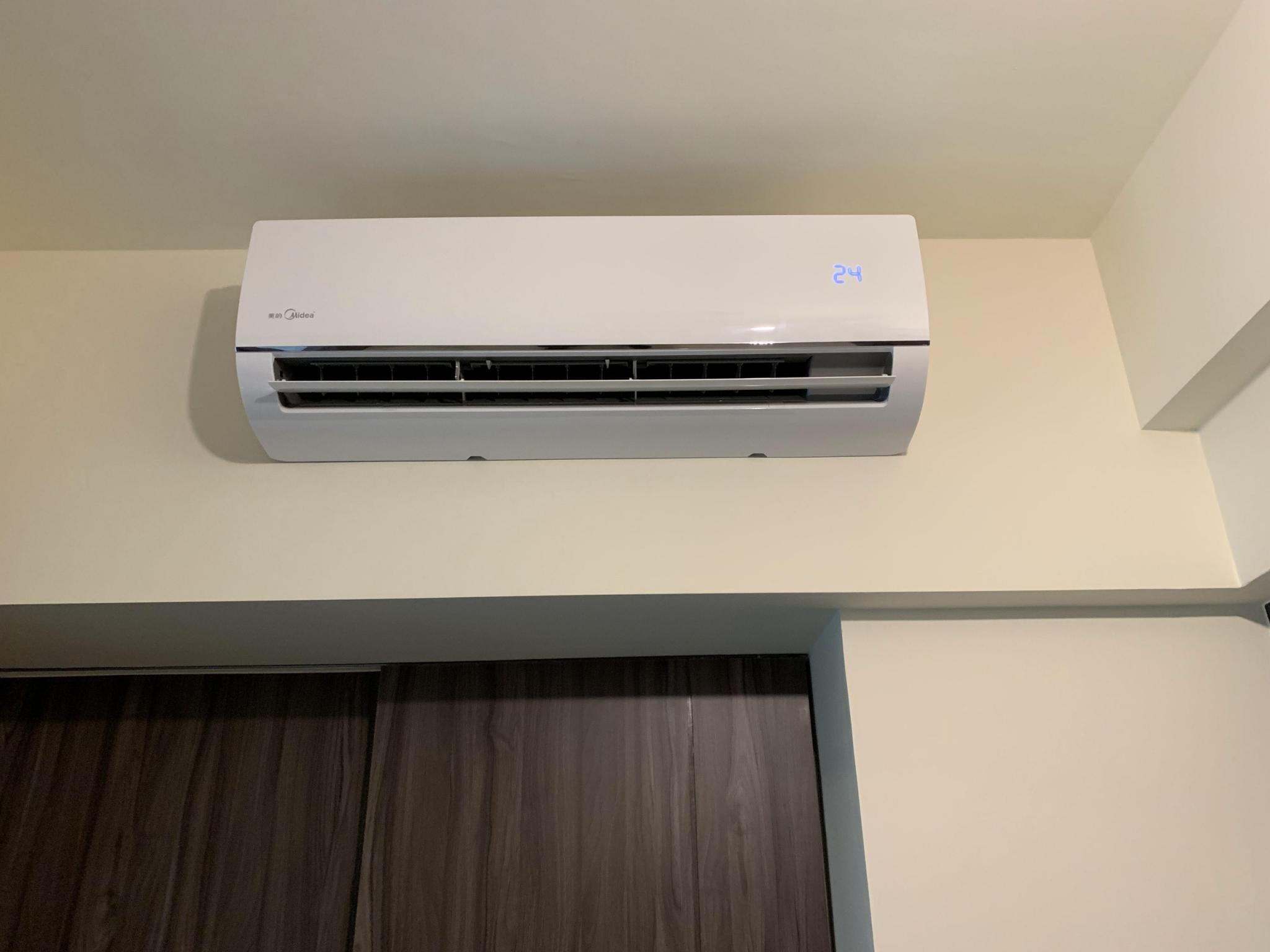 和宜漂亮A24F美的冷氣搭配裝潢場施工_210720_6