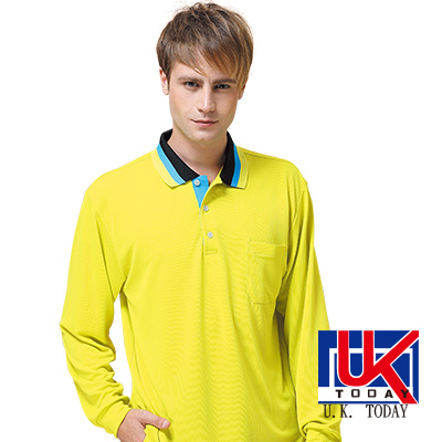 素面polo衫-黃色