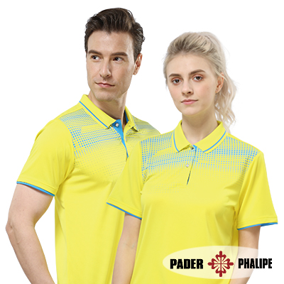 吸濕排汗衫-黃色/彩藍