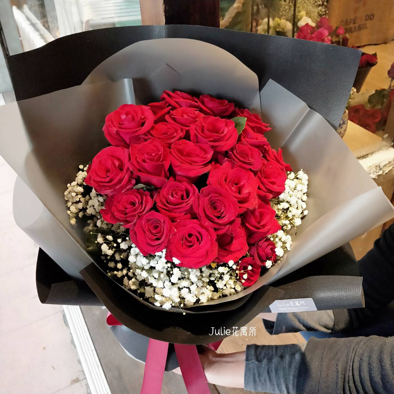 A023-紅玫瑰花束