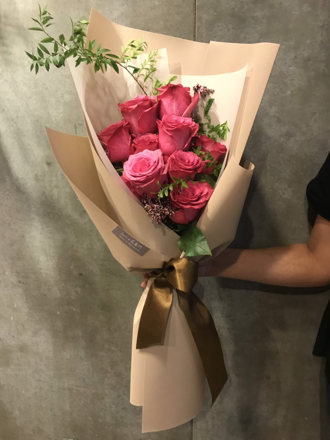 A009-進口玫瑰花束