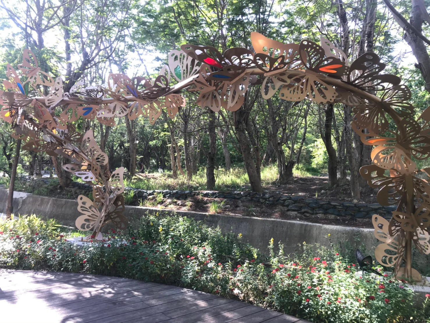 金獅湖蝴蝶公園-不銹鋼藝術裝置(宜慶製作)