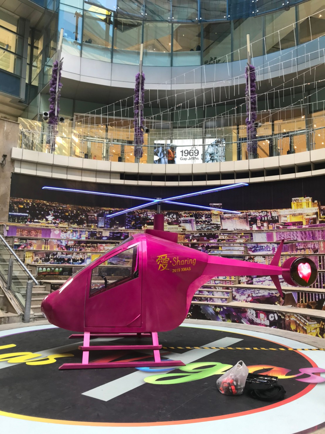 藝術裝置-不銹鋼直升機(製作)