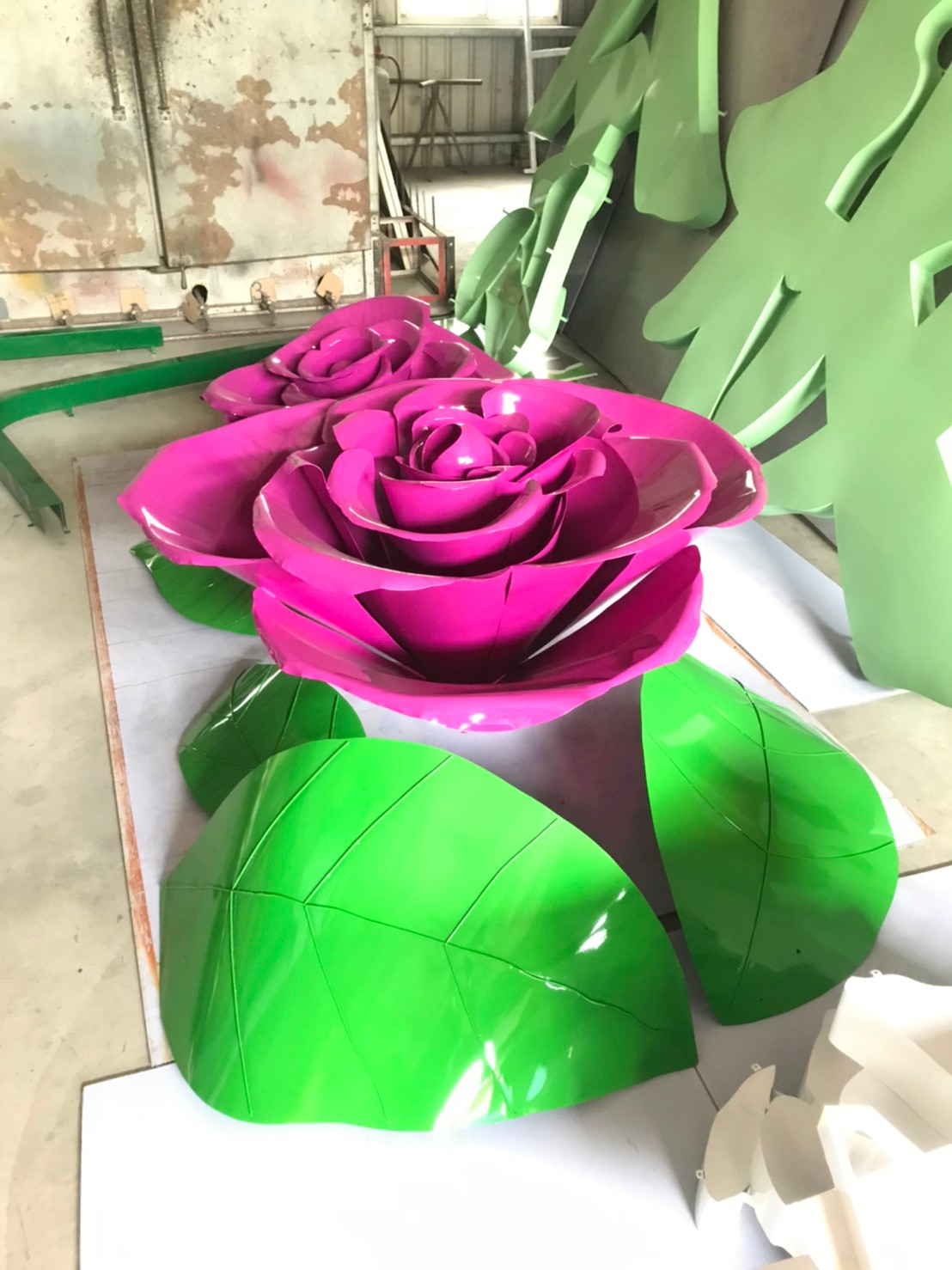 藝術裝置-花(錏板-宜慶製作)