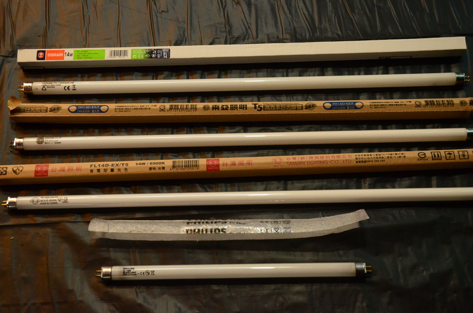 歐司朗、飛利浦T5系列燈管