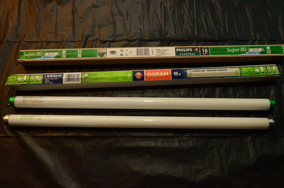 歐司朗、飛利浦T8系列燈管