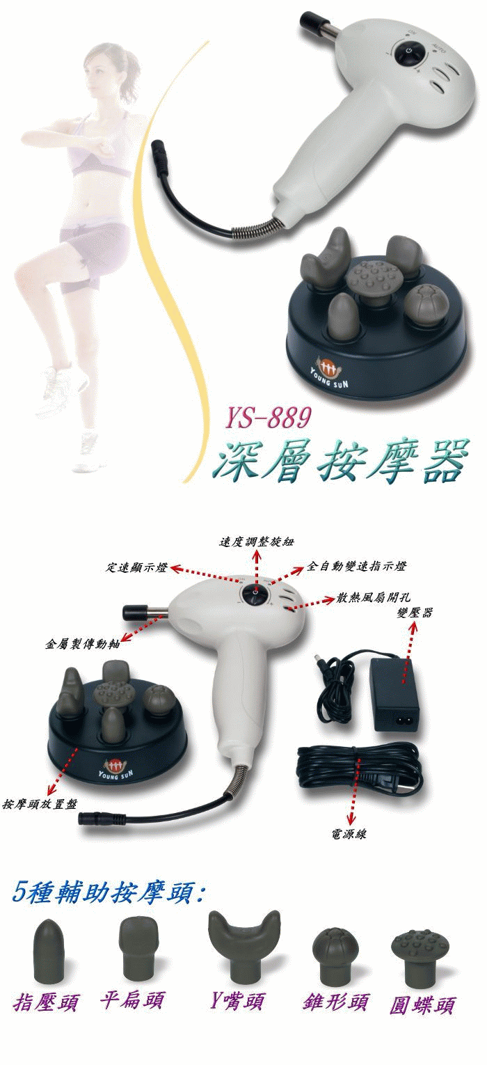 YS-889深層按摩器(也有人叫它按摩槍-骨絡機)