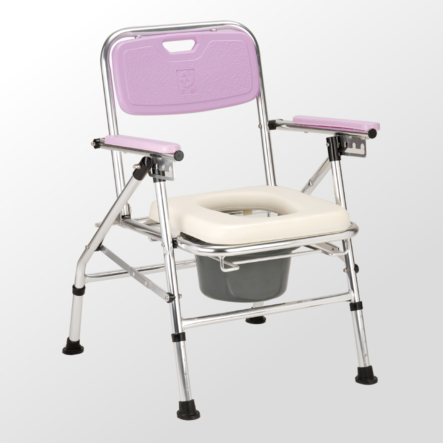 鋁合金背可調收合洗澡便器椅