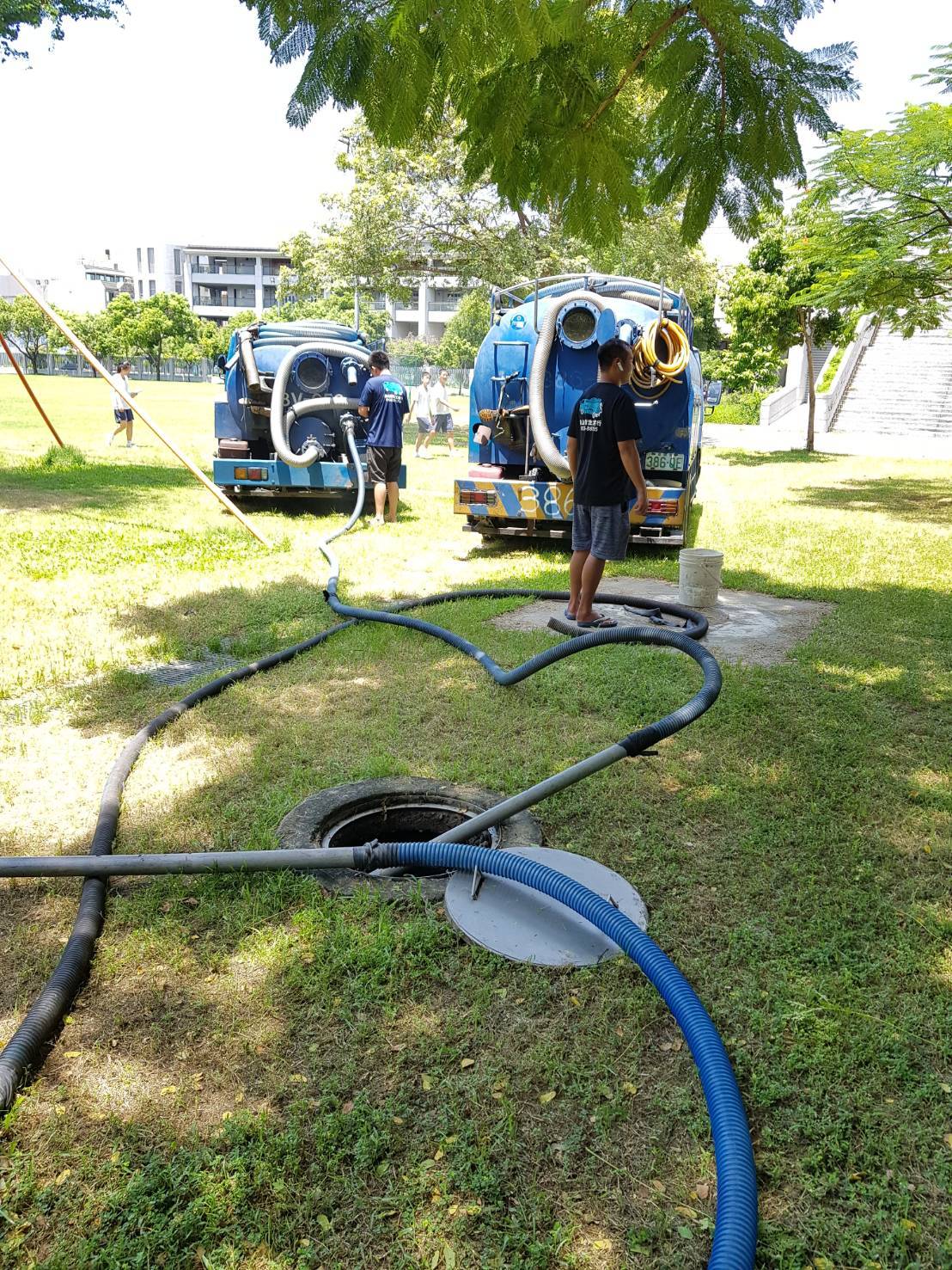 學校抽化糞池