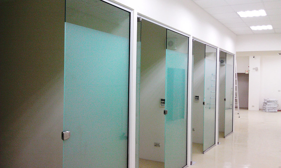 乾式隔間施工後