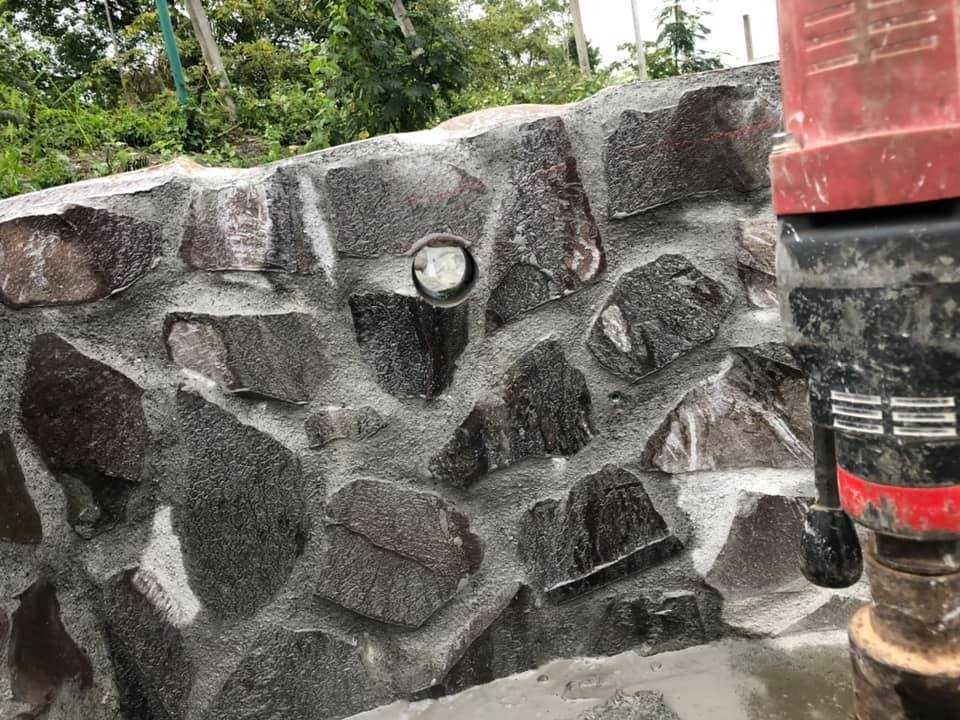 水泥紅磚鑽孔洗洞