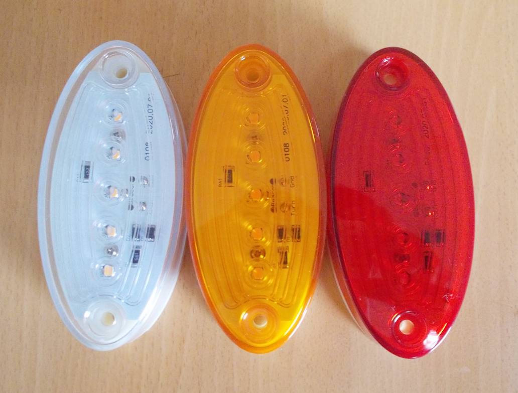 大貨車LED改裝車邊燈(本公司設計製造)