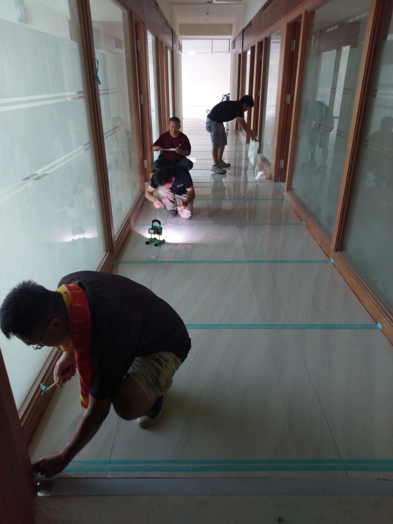 石英磚調色膠填縫(3)