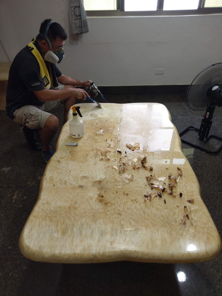 大理石桌去膜翻新鏡面處理