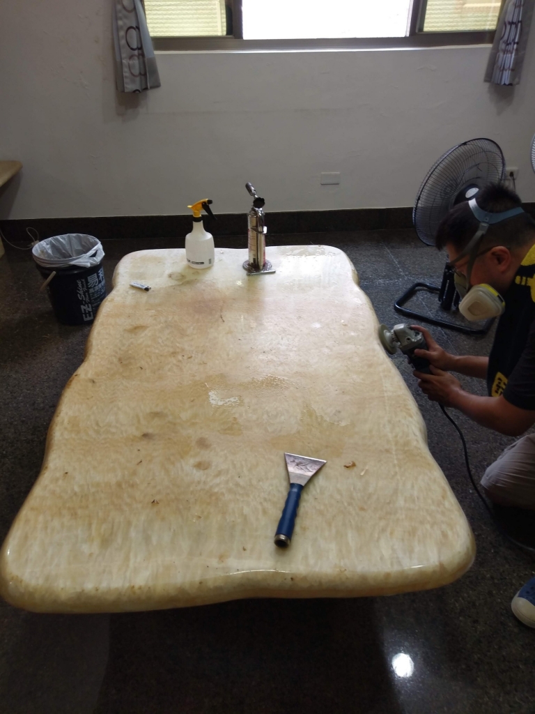 大理石桌去膜翻新鏡面處理