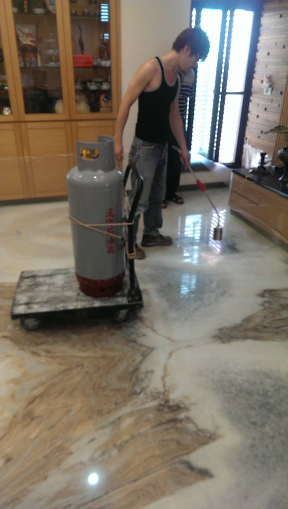 大理石無縫研磨翻新處理(6)