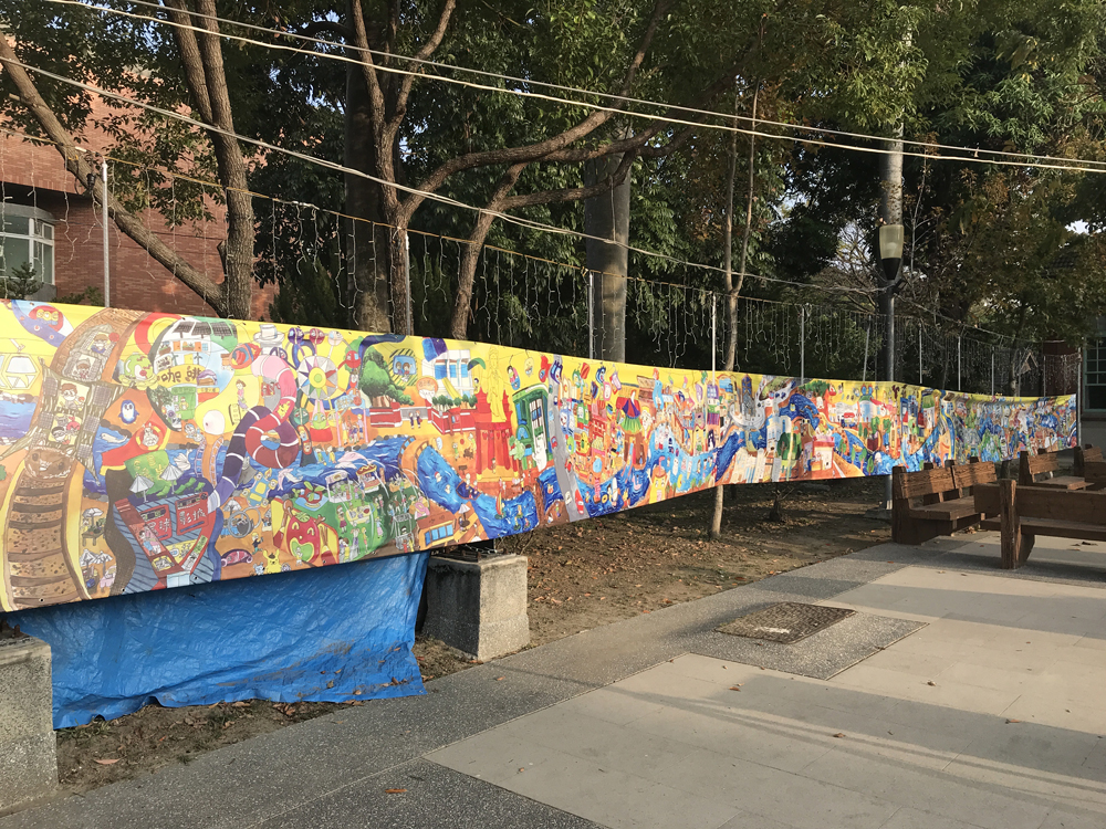 施工實例-畫作帆布施作