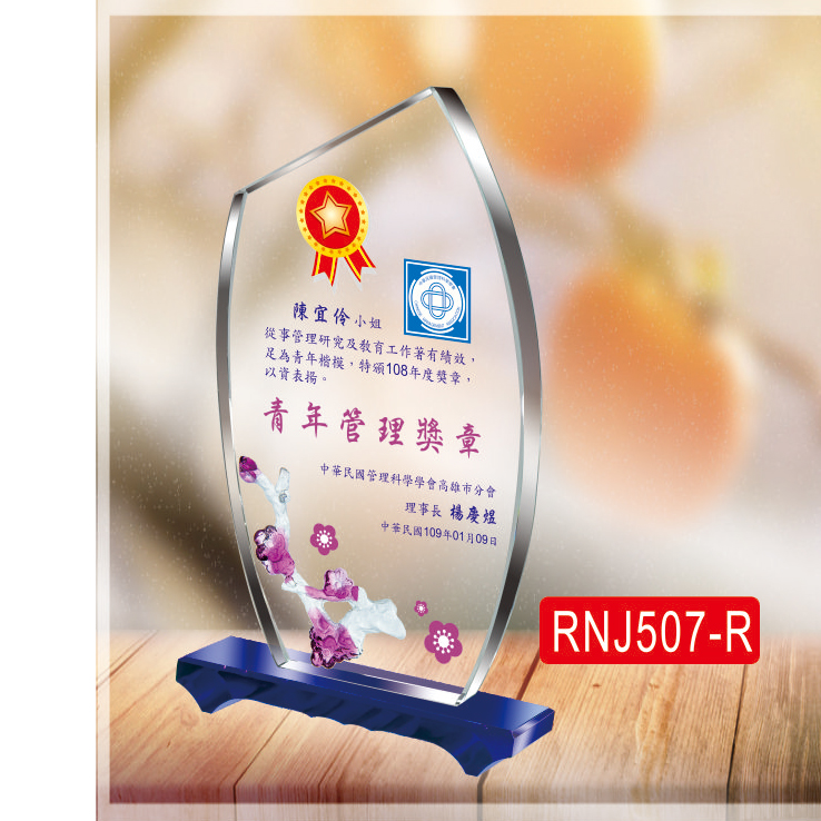 水晶獎牌RNJ507-R